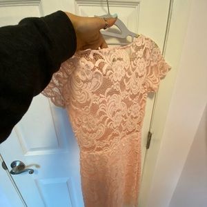 Light pink Body con dress from ambiance🤍